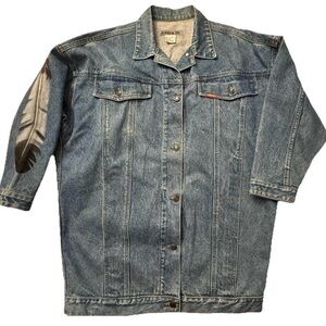 Vintage Jordache handpainted Jean Jacket